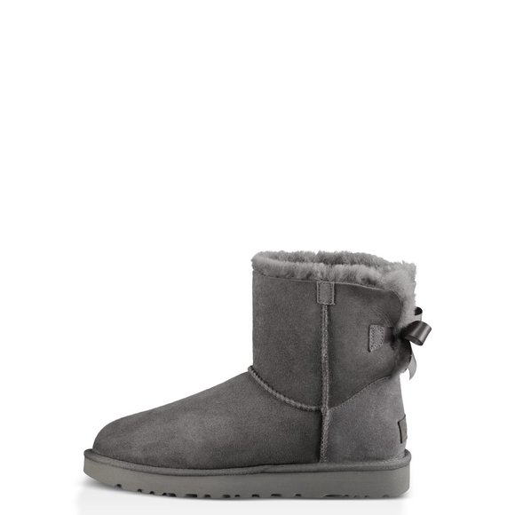 ●NEW●UGG/Women's Mini Bailey Bow II Grey - Picture 3 of 6